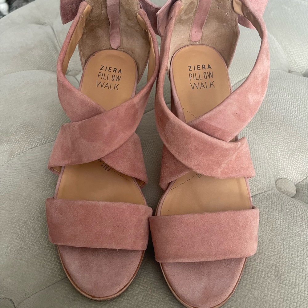 ZIERA PILLOW WALK pink HEELS